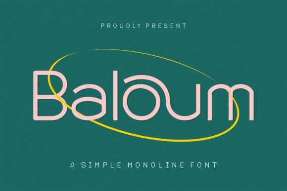 Baloum: A Modern Sans Serif Font for Design and Communication