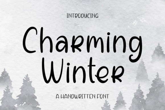 Charming Winter: A Versatile Handwritten Font for Creative Projects