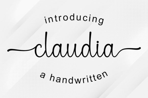 Claudia: A Script Font That Elevates Creativity and Branding
