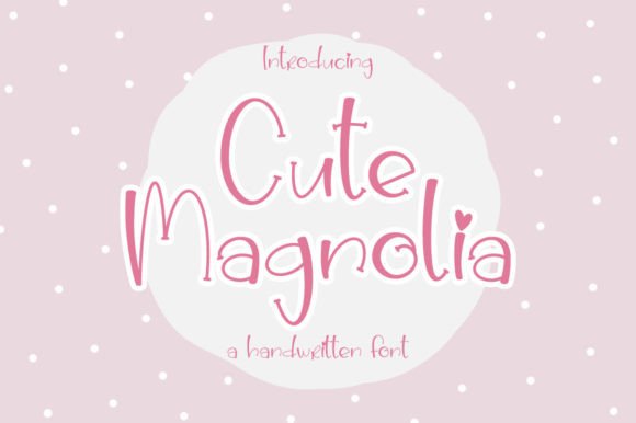 Cute Magnolia Font for Creative Projects