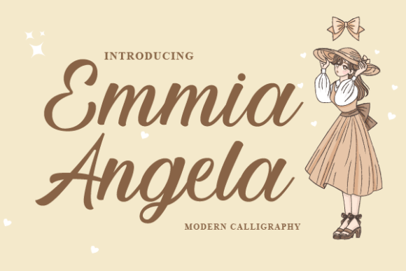 Emmia Angela: A Timeless Script Font for Elegant Design