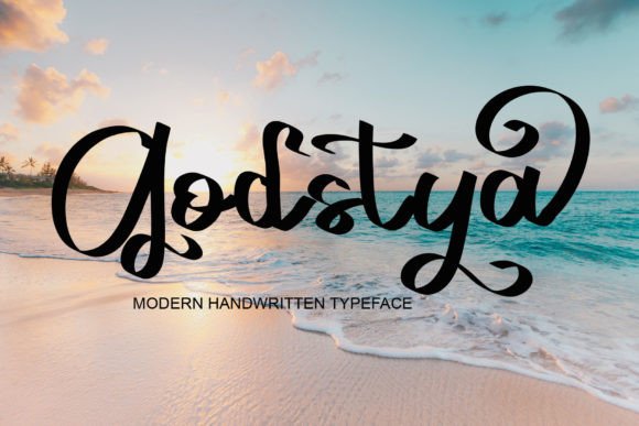 Godstya: A Handwritten Font with Simple Elegance for Practical Use