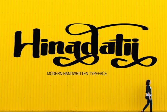 Hinadati: A Handwritten Font That Brings Personality to Digital Design