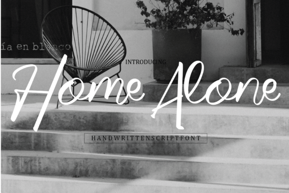 Home Alone: A Timeless Font That Elevates Design with Charm and Elegance
