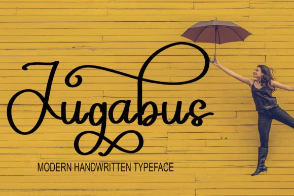Jugabus Font: A Stylish Handwritten Choice