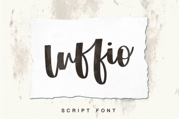 Luffio: A Script Bold Brush Font for Professional and Creative Applications