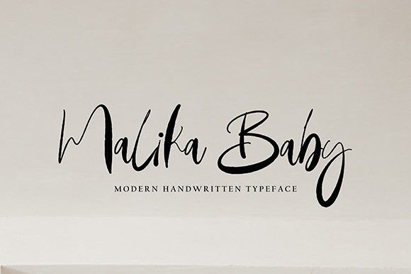 Malika Baby: A Timeless Script for Modern Design Needs