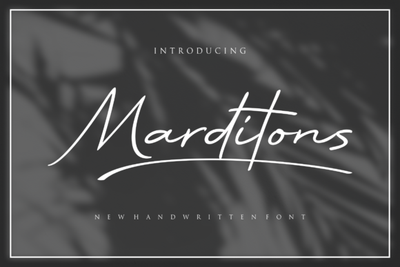 Marditons: The Elegant Handwritten Touch
