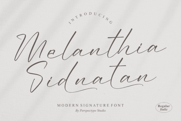Melanthia Sidnatan: A Timeless Script for Modern Design