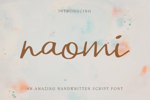Naomi: The Trendy Modern Script Handwritten Font That Elevates Design Projects