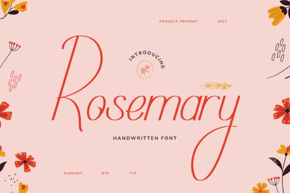 Rosemary Typography in Design