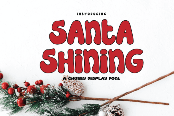 Santa Shining: A Versatile Handwritten Font for Modern Design
