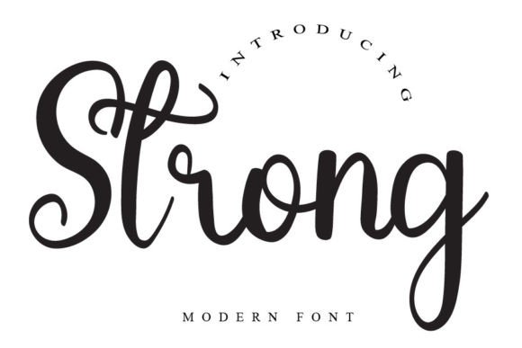 Strong Font for Bold Design Statements