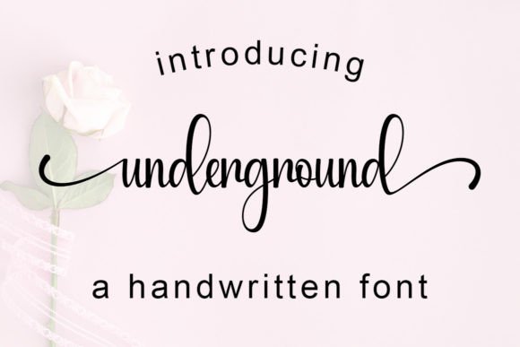 Underground: A Versatile Script Font for Modern Design and Branding