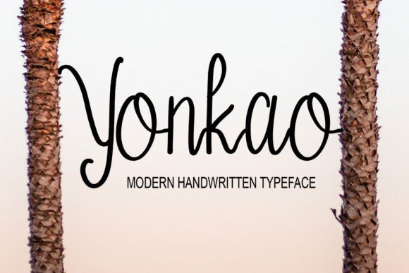 Yonkao: A Simple yet Stylish Handwritten Font for Modern Design Needs